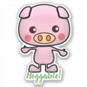 Sticker Piglet Hoggable (Devant)