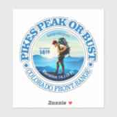 Sticker Pikes Peak (C) (Feuille)