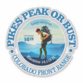 Sticker Pikes Peak (C) (Devant)