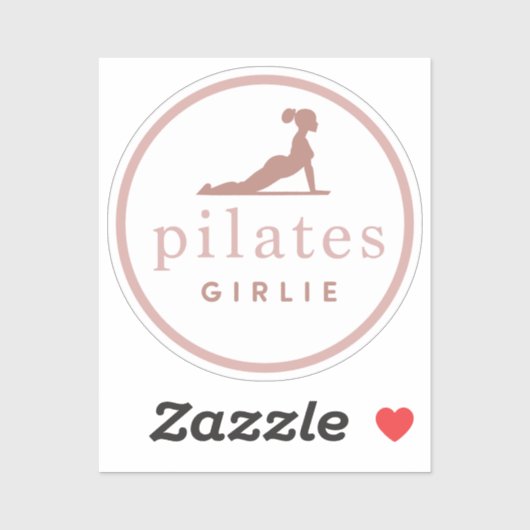 Sticker Pilates Girlie (Feuille)