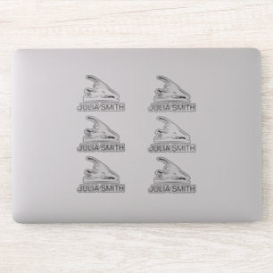 Sticker Pilates Mermaid sur le réformateur