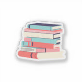 Sticker Pile de livres (Devant)