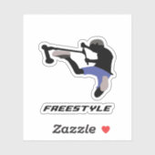 Sticker Pilote de scooter (Feuille)