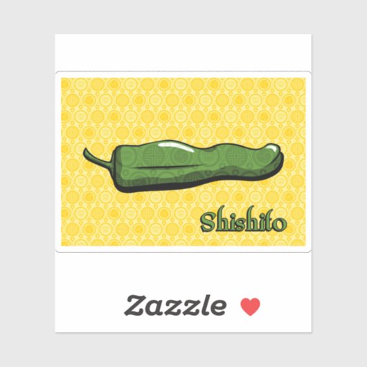 Sticker Piment Shishito (Feuille)