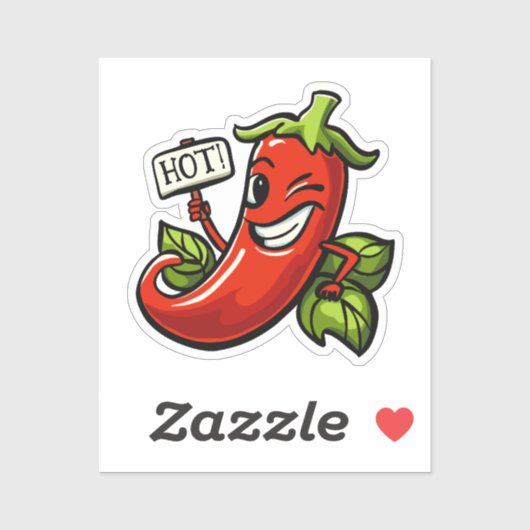 Sticker Piments chauds (Feuille)