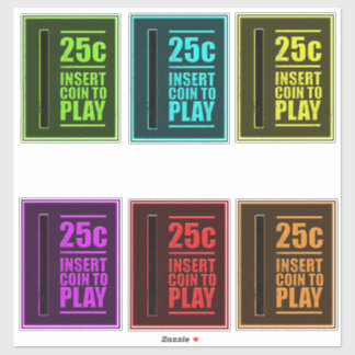 Sticker Pinball Coin Slot Pack