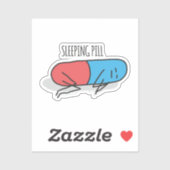 Sticker Pince à dormir (Feuille)