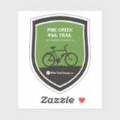 Sticker Pine Creek Rail Trail (Feuille)