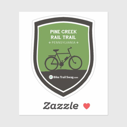 Sticker Pine Creek Rail Trail (Feuille)