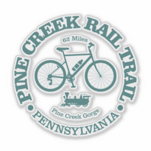 Sticker Pine Creek Rail Trail (cyclisme)