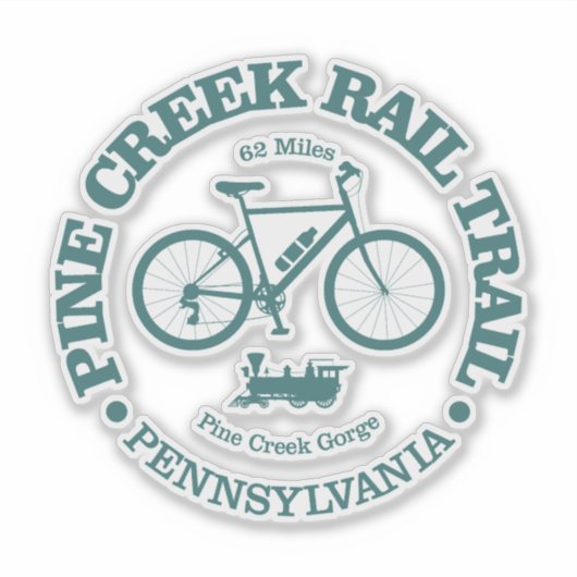 Sticker Pine Creek Rail Trail (cyclisme) (Devant)