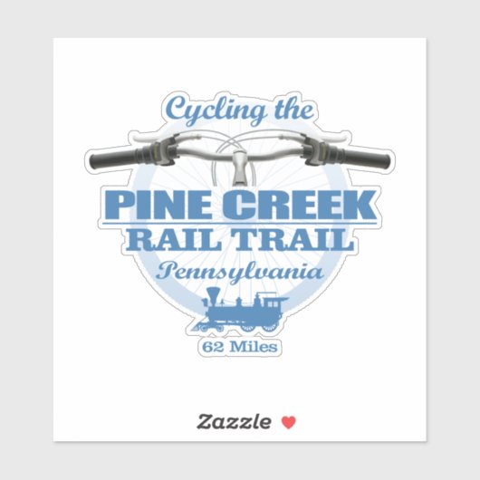 Sticker Pine Creek Rail Trail (H2) (Feuille)