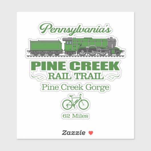 Sticker Pine Creek Rail Trail (RT2) (Feuille)