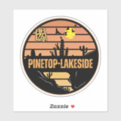 Sticker Pinetop-Lakeside, Arizona (Feuille)
