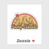 Sticker Pinetop-Lakeside, Arizona (Feuille)