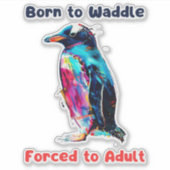 Sticker Pingouin (Devant)