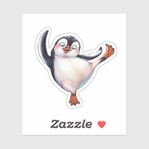 Sticker Pingouin dansant