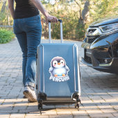 Sticker Pingouin de charme - Pépinière (Valise Insitu)