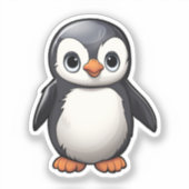 Sticker Pingouin de dessin (Recto)