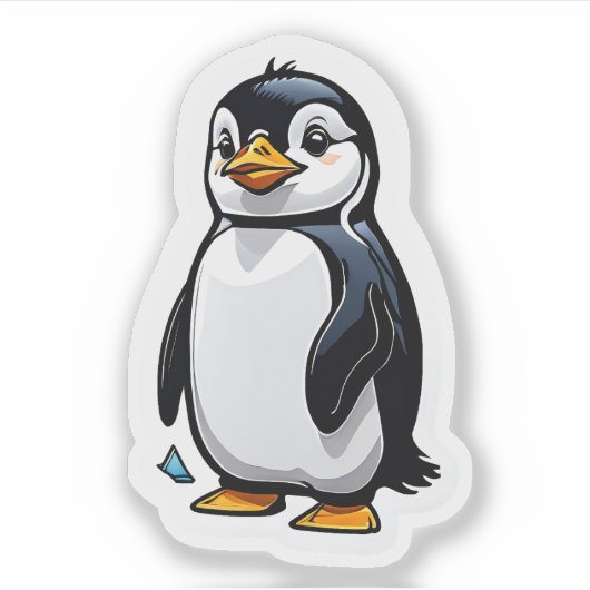 Sticker Pingouin mignon (Devant)