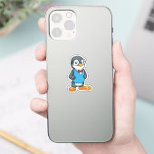 Sticker Pingouin Nerd avec lunettes (Téléphone)