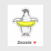Sticker Pingouin with Swim (Feuille)