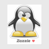 Sticker pinguim tuntun (Feuille)