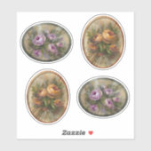 Sticker Pink 315 Roses (Feuille)