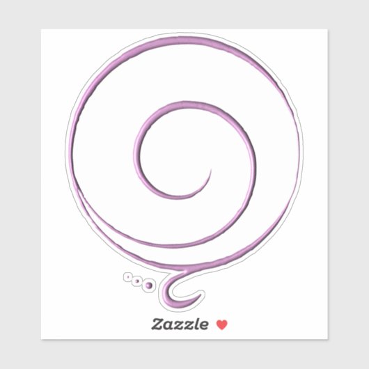 Sticker Pink Gratitude  (Feuille)