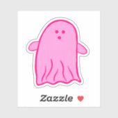 Sticker Pink Halloween Rosie Ghost (Feuille)