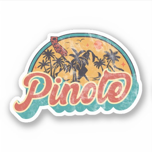 Sticker Pinole, Californie (Devant)