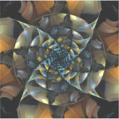 Sticker Pinwheel Art Abstrait (Devant)