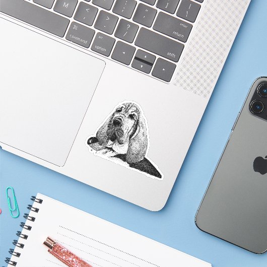 Sticker Pipe (Ordinateur portable avec iPhone)