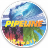 Sticker Pipeline, Hawaii (Devant)