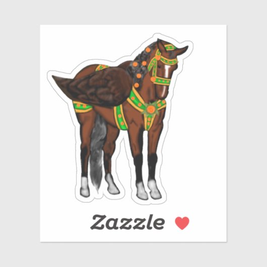 Sticker Pippael Halt at X Bay Carousel Pegasus Vinyl (Feuille)