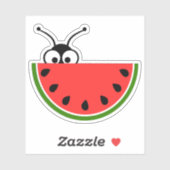 Sticker Pique-nique Ant Pékin Derrière Watermelon (Feuille)
