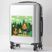 STICKER PIQUE-NIQUE FAMILIAL (Sur valise)