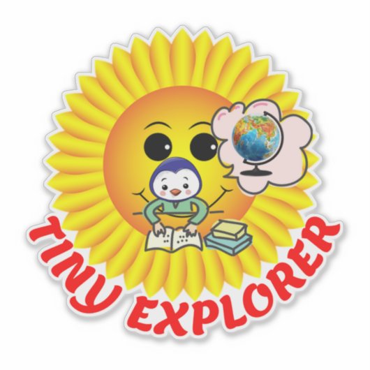 Sticker piqueurs. petit poussin (Devant)