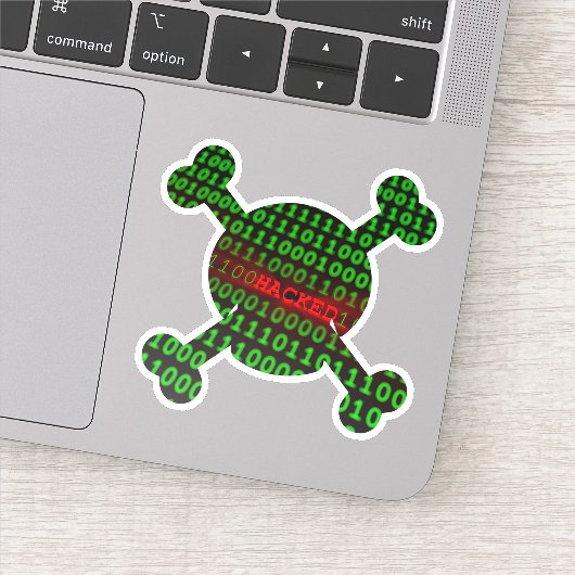 Sticker piraté (Détail)