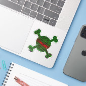 Sticker piraté (Ordinateur portable avec iPhone)