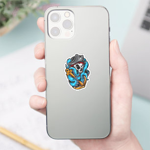 Sticker Pirate d'octopus