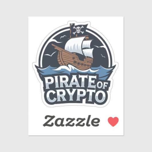 Sticker Pirate of Crypto (Feuille)
