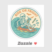 Sticker Pirate Squelette Été Effrayant (Feuille)