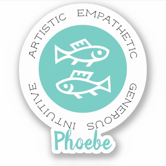 Sticker Pisces (Devant)