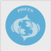 Sticker Pisces, Zodiac Sign, Horoscope, Astrology (Devant)