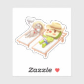 Sticker Piscine (Feuille)