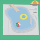 Sticker Piscine (Devant)