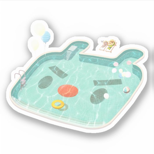 Sticker Piscine (Devant)