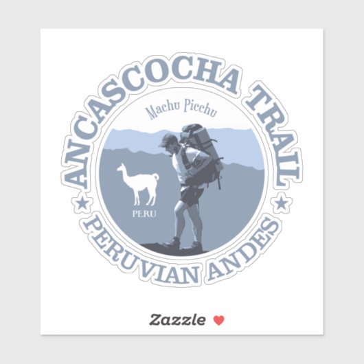 Sticker Piste Ancascocha (BG) (Feuille)