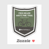 Sticker Piste blanc Fred Meijer (Feuille)